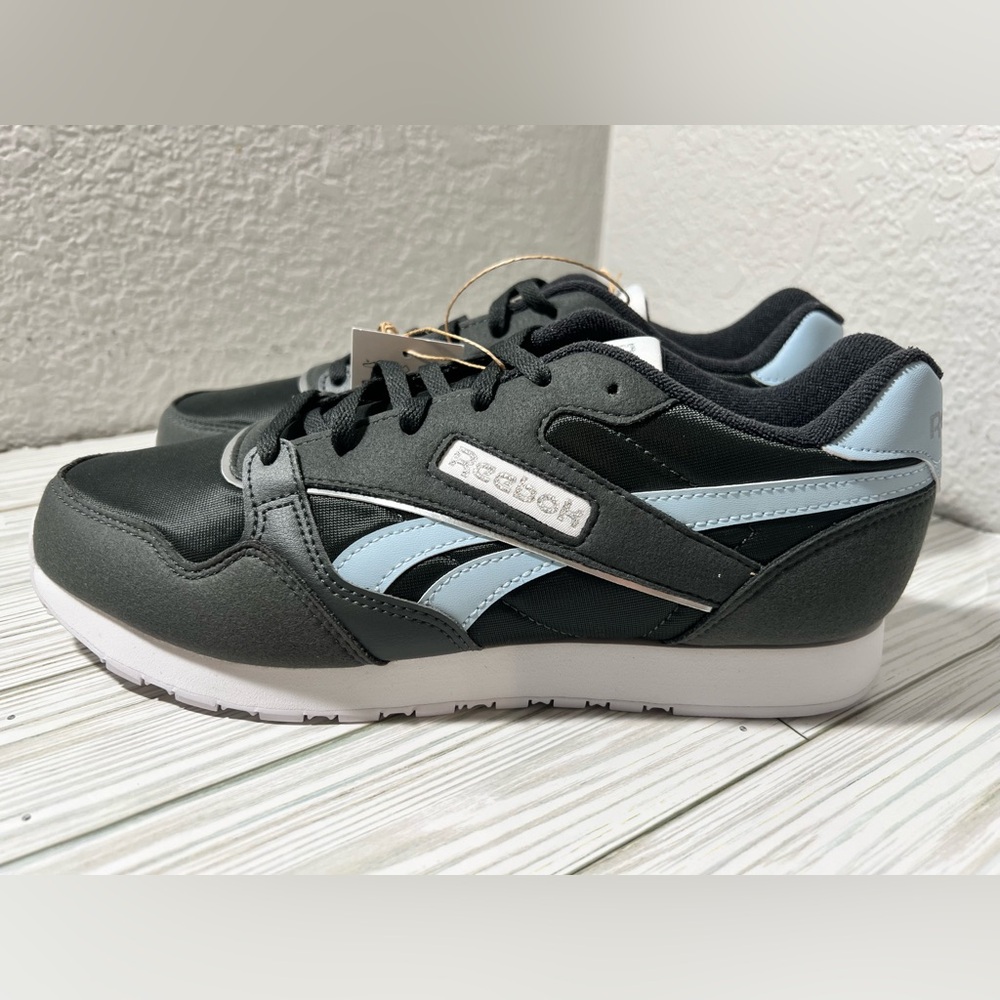 Reebok Women's Ultra Flash Lace Up Sneaker Shoe Blue Black Size 10